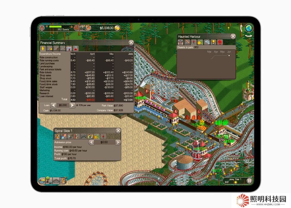 蘋果 Apple Arcade 新增 《過山車大亨》等經典游戲