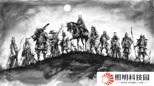 《刺客信條：影》水墨畫風格海報 很神秘很威嚴